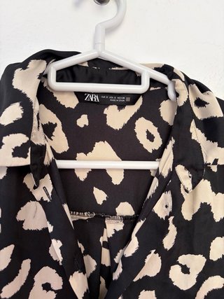Vestido Zara estampado leopardo