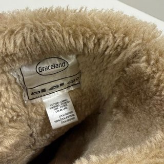Talla 36 - Botas marrones con pelo y hebilla