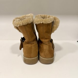 Talla 36 - Botas marrones con pelo y hebilla