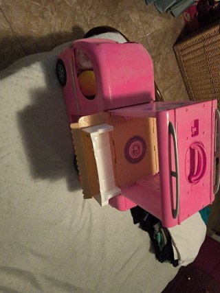 Caravana Barbie Rosa