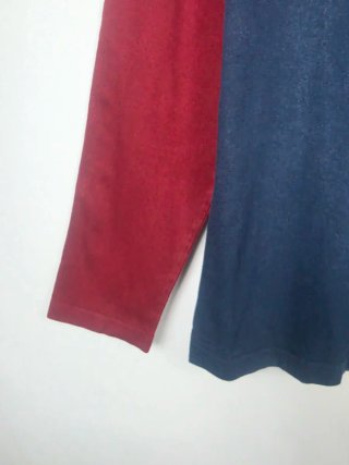 Camiseta Nike Raglán Azul y Roja Talla L Niño