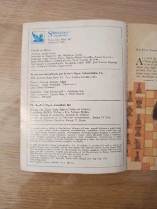 Revista Selecciones del Reader's Digest 1986