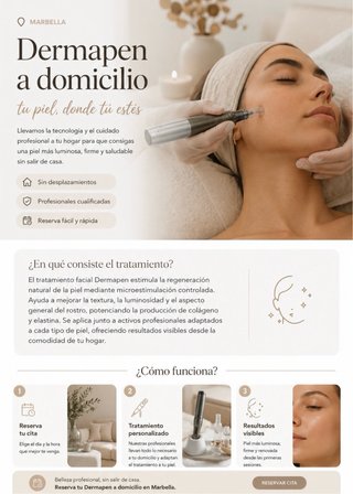 Dermapen a domicilio