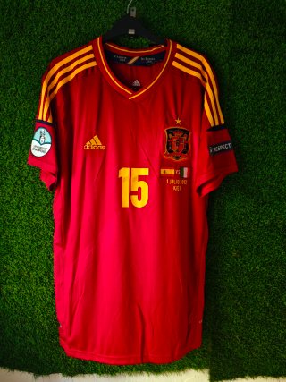España Eurocopa 2012 Sergio Ramos XL y XXL