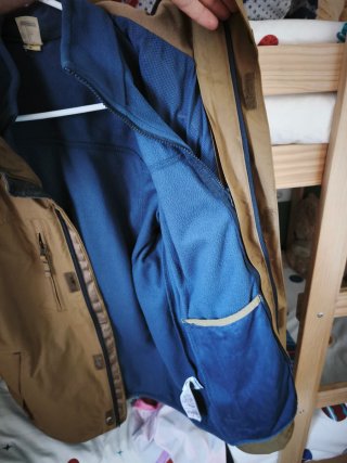 Chaqueta Quechua 3 en 1 impermeable