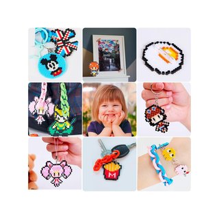 Abalorios fusibles colores para manualidades niños