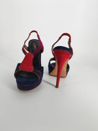 Sandali Yves Saint Laurent Tribute Camoscio Tg 37