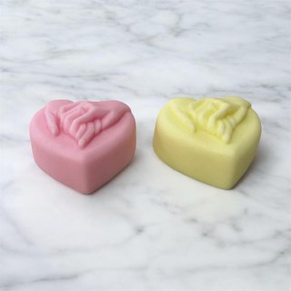 Figuras Corazón Manos Entrelazadas (Lote 2u)