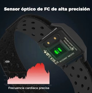 Pulsera Sensor Óptico Frecuencia Cardíaca.