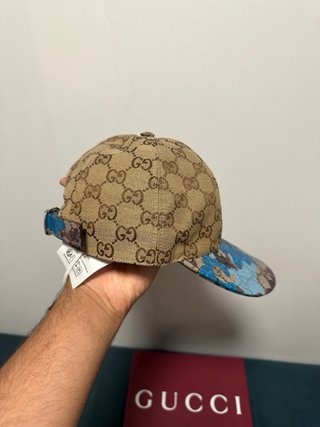 Gorra Gucci Marrón y Azul