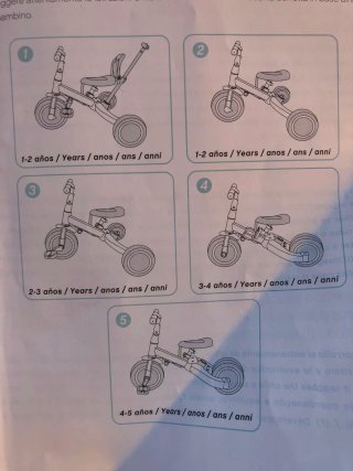 Triciclo evolutivo 5 en 1 GYRO Olmitos
