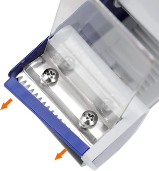 Amazon Basics pistola embalaje ergonómica azul