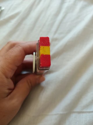 Bandera España con escudo y corona
