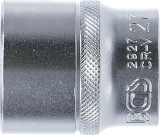 BGS 9845 Llave de vaso hexagonal acero cromado