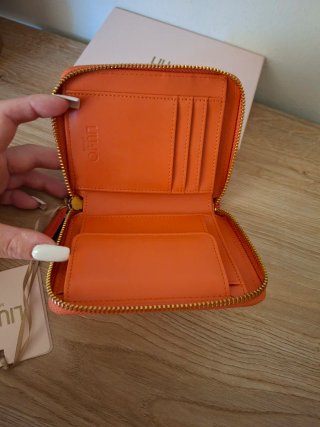 Portafoglio Liu Jo Arancione con Catena Oro