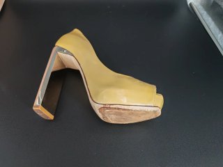 Scarpe Miu Miu Pelle vernice, Tacco Cristallo n 37