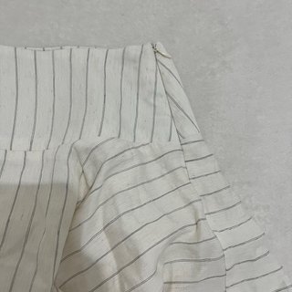 Falda Short Stradivarius Blanca Rayas