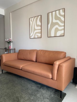 Sofá Sklum Soren 2 plazas piel