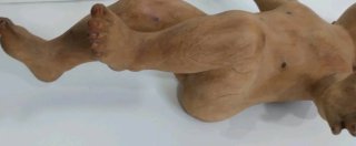 Scultura Bambin Gesù in legno