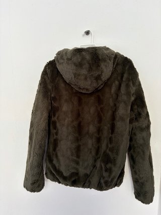 Chaqueta reversible marrón/verde