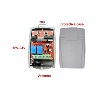 Receptor control remoto puerta garaje 433MHz