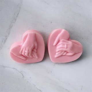 Figuras Corazón Manos Entrelazadas (Set 2u)