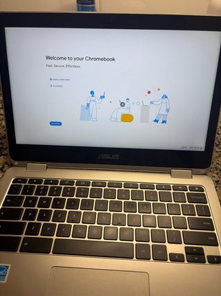 Ordenador Asus Chromebook Plata