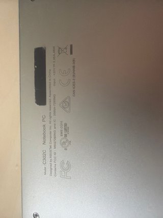 Ordenador Asus Chromebook Plata
