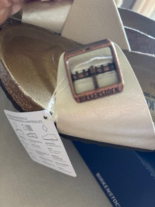 Birkenstock Madrid 39 Pearl White regular fit