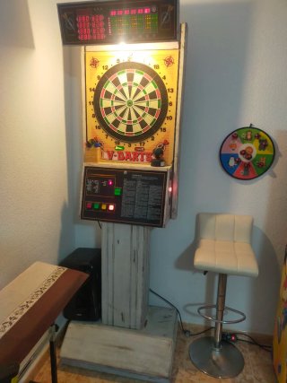 Sala de juegos completa: billar, recreativas, dard