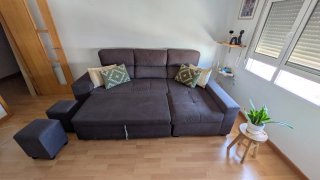 Sofá cama chaise longue moderno