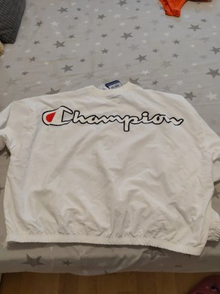 Cortavientos Champion Mujer Talla M Blanco