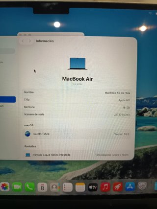 MacBook Air M2 2022 Gris Espacial