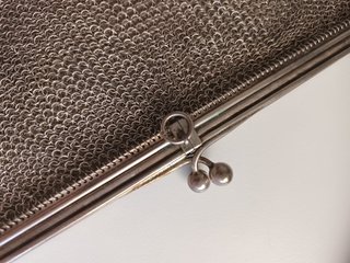 Bolso Malla Plata 800 ca. 1920