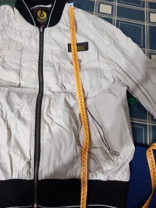 Belstaff Giubbotto Uomo Beige/Nero Taglia XL/46/56