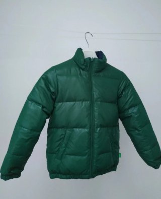 Piumino Benetton 10 anni double face