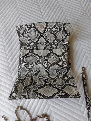 Bolso de mano Rampage estampado serpiente