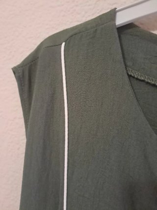 Vestido verde talla única