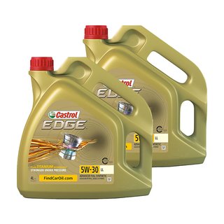 2x Castrol Edge 5W30 LL 4L