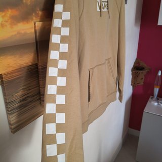 Felpa Vans Uomo M Beige Cappuccio