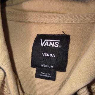 Felpa Vans Uomo M Beige Cappuccio
