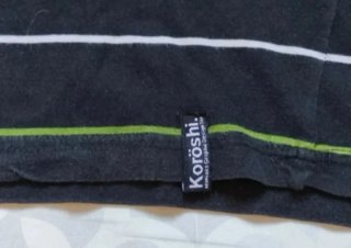Camiseta Koröshi Talla XL Rayas