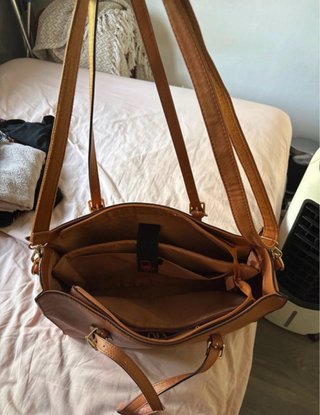 Bolso shopper mujer marrón