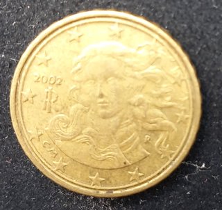 Moneda 10 céntimos Euro con doble borde