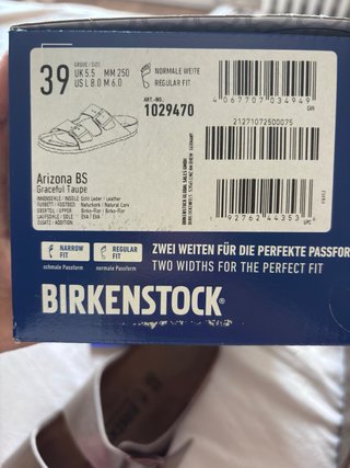 Birkenstock Arizona 39 Taupe Graceful regular fit