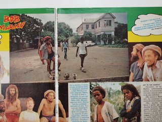Cornice 45x30 con poster Bob Marley 1980
