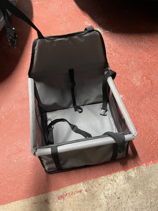 Transportín para mascotas gris
