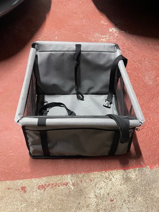 Transportín para mascotas gris