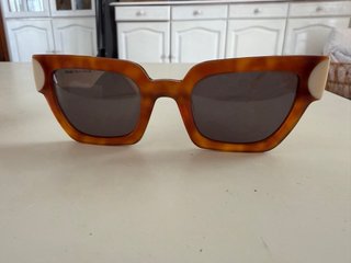 Gafas de sol Mr. Boho marrones y blancas