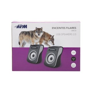 APM 571073 Altavoces USB para ordenador sonido